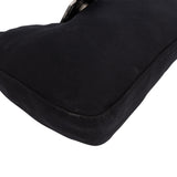 Fendi Classic Cotton Baguette Buckle Shoulder Bag
