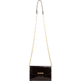 Louis Vuitton Monogram Vernis Leather Bel Air Pochette Wallet On Chain Crossbody Bag