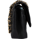 Chanel Quilted Caviar Leather Jumbo Double Flap Crossbody Bag