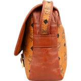 MCM Monogram Visetos Buckle Flap Crossbody Bag