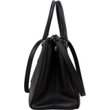 Prada Noir Saffiano Leather Small Galleria Handbag