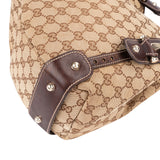 Gucci Monogram GG Canvas Babouska Indy Horsebit Tote Shoulder Bag