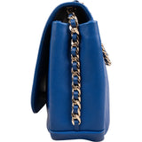 Chanel Quilted Stitched Leather Side Chain Single Flap Shoulder Bag