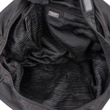 Prada Black Nylon Triangle Duffle Bag 55