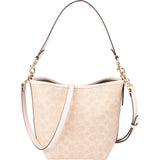 Coach Monogram Signature Canvas Small Town Bucket Shoulder Bag