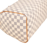 Louis Vuitton Monogram Damier Azur Speedy 30 Handbag