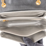 Celine Quilted Bicolor Calfskin Medium C Crossbody Bag