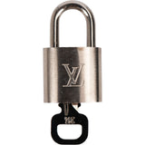 Louis Vuitton Brushed Silver Padlock Schloss 314 - vintageandkickz