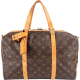 Louis Vuitton Monogram Canvas Sac Souple 35 Travel Handbag
