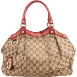 Gucci Monogram GG Canvas Sukey Tote Handbag