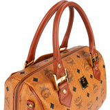 MCM Monogram Visetos Boston Handbag