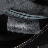 Celine Black Leather Horizontal Cabas Shoulder Bag