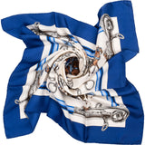 Hermès Equipages Silk Carre 90 Scarf Tuch