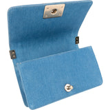 Chanel Denim Frayed Chevron Pleated Small Boy Crossbody Bag