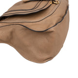 Chloé Grained Leather Large Marcie Shoulder Bag