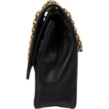 Chanel Quilted Lambskin Medium 24K Gold Double Flap Shoulder Bag