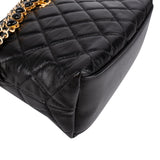 Chanel Quilted Lambskin Camera Pouch Heart Chain Crossbody Bag