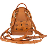 MCM Monogram Visetos Side Studs Stark Bebe Boo Mini Backpack