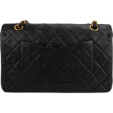 Chanel Quilted Lambskin 24K Gold Medium Double Flap Shoulder Bag