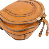 Chloé Grained Calfskin Marcie Saddle Small Crossbody Bag