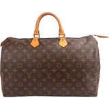 Louis Vuitton Monogram Canvas Speedy 40 Handbag
