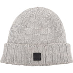 [🔄️B20 / F48] Louis Vuitton Grey Leather Petit Damier Beanie - vintageandkickz