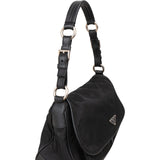 Prada Tessuto Nylon Triangle Flap Pocket Shoulder Bag
