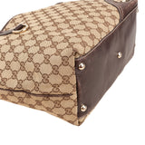Gucci Monogram GG Canvas Interlocking Tote Shoulder Bag