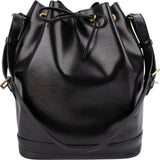 Louis Vuitton Noir Epi Leather Sac Noé Grande Shoulder Bag