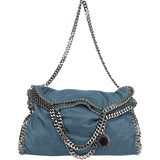 Stella McCartney Shaggy Falabella Fold Over Tote Hobo Shoulder Handbag