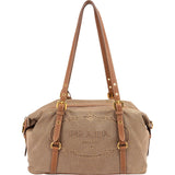 Prada Emblem Jacquard Bauletto Shoulder Bag
