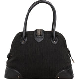 Christian Dior Tweed Leather Detective Bag Handbag