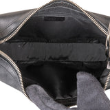 Gucci Black Leather GG Small Shoulder Bag