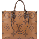 Louis Vuitton Monogram Giant Reverse Canvas OnTheGo GM Shoulder Handbag
