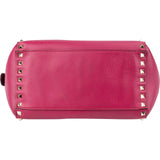 Valentino Garavani Calfskin Leather Rockstud Small Tote Crossbody Bag