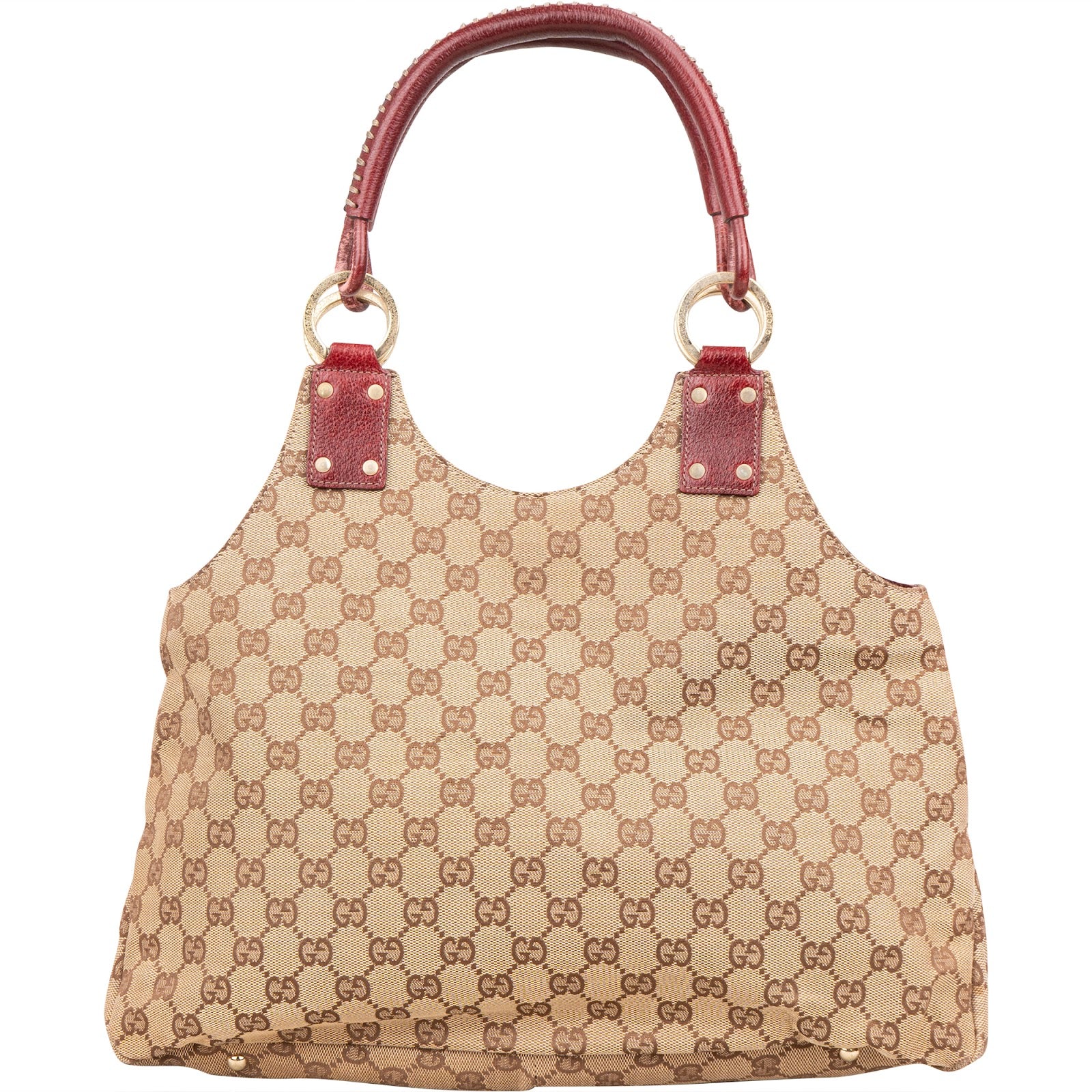 Gucci Monogram GG Hobo Handbag - vintageandkickz