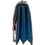 Gucci Monogram GG Supreme Canvas Embroidered Space and Cat làveugle par amour Dionysus Shoulder Bag