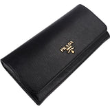 Prada Vitello Move Leather Continental Wallet