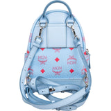 MCM Monogram Visetos Bicolor Stark Bebe Boo Mini Backpack