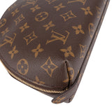 Louis Vuitton Monogram Canvas Trousse Demi Ronde Pouch
