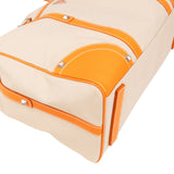 Prada Canvas and Leather Studded Shoulder Bag