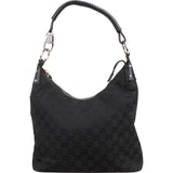 Gucci Monogram GG Canvas Ring Woven Handle Shoulder Bag