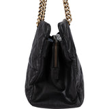 Chanel Quilted Lambskin CC Crown Tote Shoulder Bag