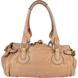 Chloé Grained Leather Paddington Satchel Shoulder Bag
