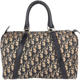 Christian Dior Trotter Monogram Canvas Boston Handbag