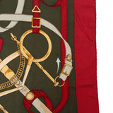 Hermès Grand Apparat Silk Carre 90 Scarf Tuch