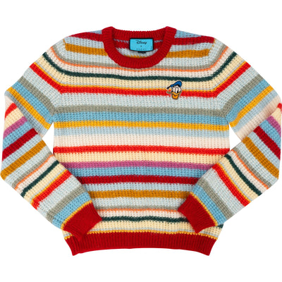 Multicolor Disney x Gucci Donald Duck Multicolor Striped Wool Sweater (L)