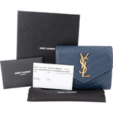 Yves Saint Laurent Grain de Poudre Matelassé Small Famme Envelope Wallet