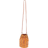 MCM Monogram Visetos Mini Drawstring Bucket Crossbody Bag