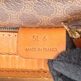 Celine Monogram Macadam Canvas Boston Travel Bag